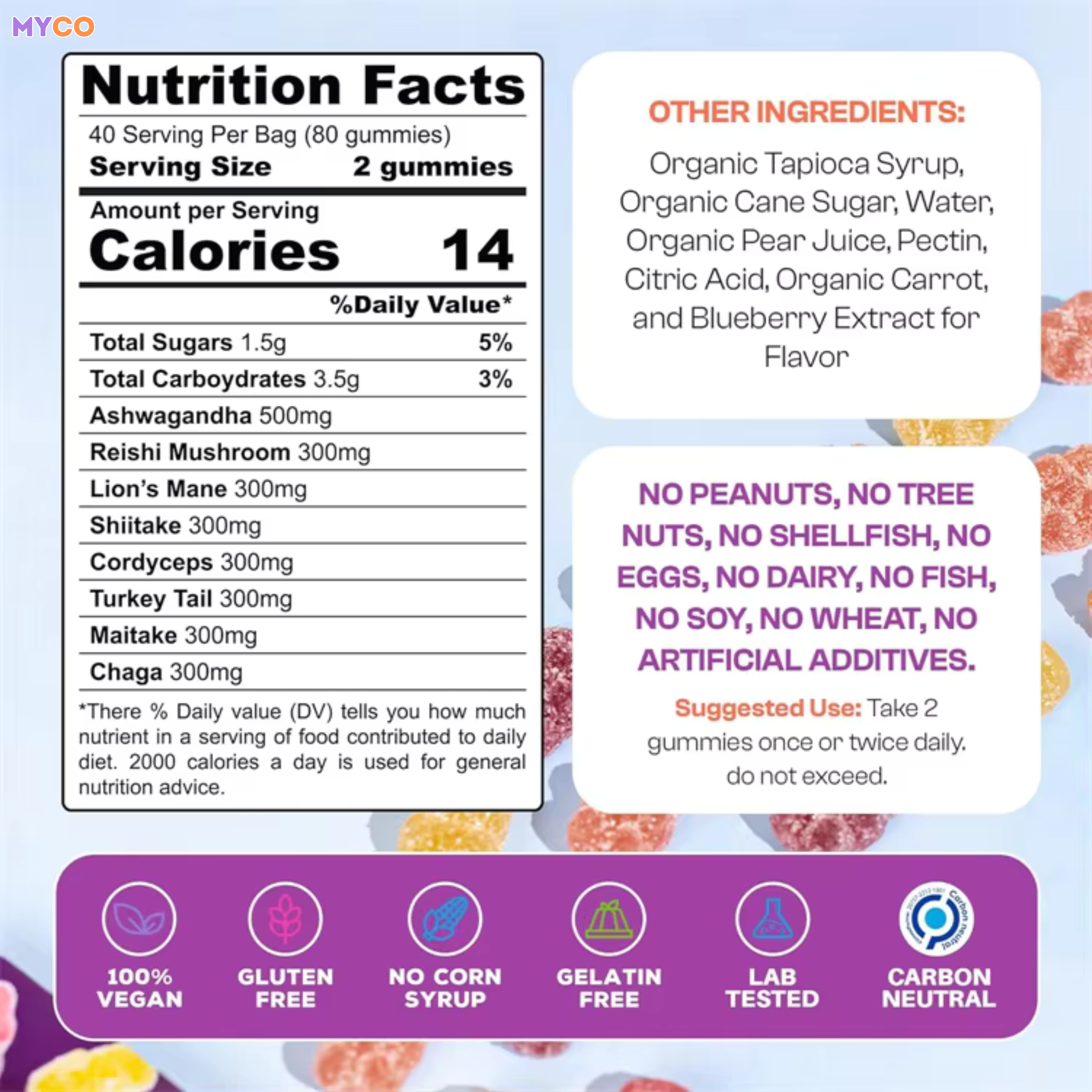 Myco – Gumové Vitamíny